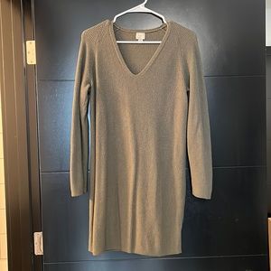 A New Day Green Sweater Dress, Size S